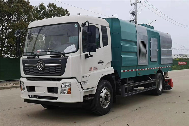 國六東風(fēng)天錦10噸（2水/8塵）吸塵車