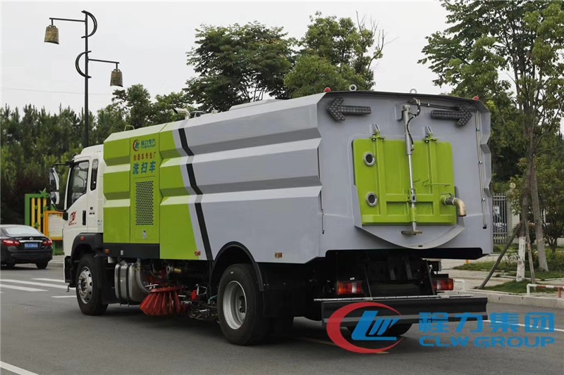 國六重汽豪沃16噸（9水/7塵）洗掃車