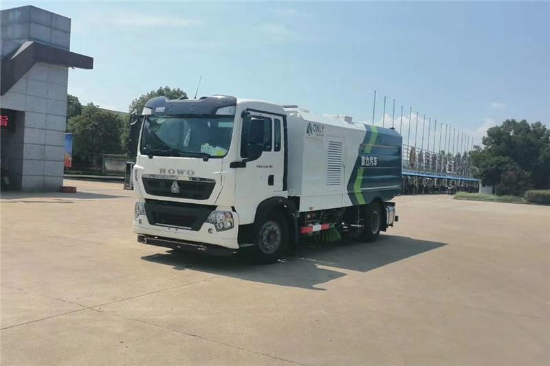 國六重汽T5G 16噸（9水/7塵）洗掃車