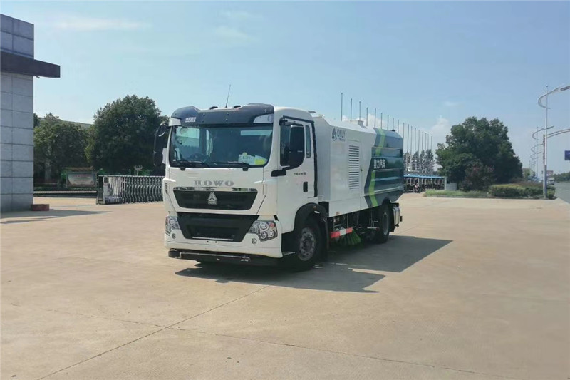 國六重汽T5G 16噸（9水/7塵）洗掃車