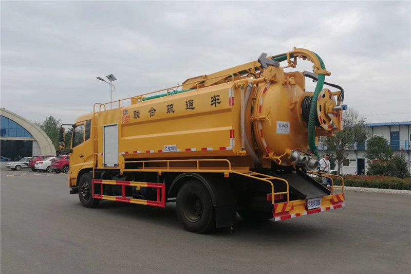 國六東風天錦12方聯(lián)合疏通車