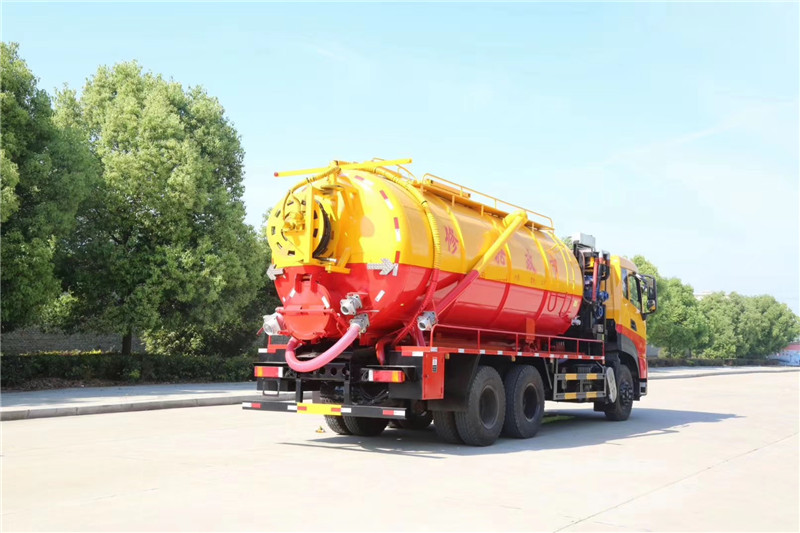 國六東風(fēng)天龍 21方 清洗吸污車