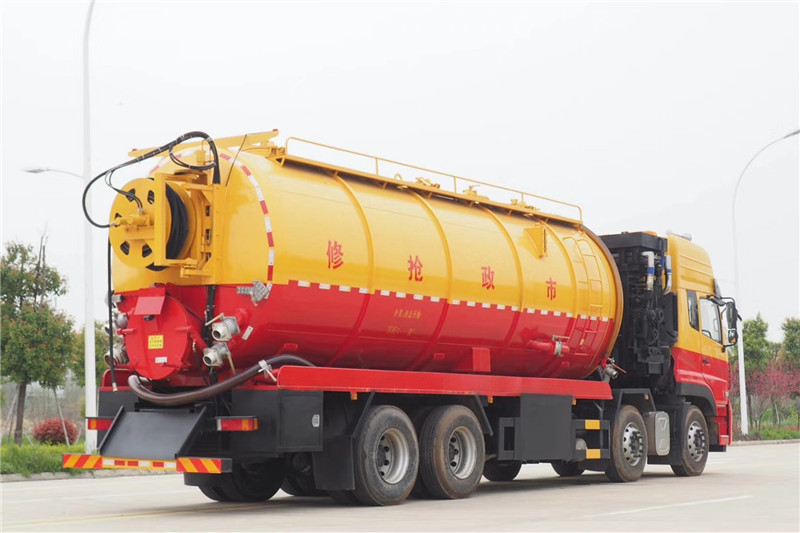 國六東風(fēng)天龍前四后八 32方 清洗吸污車