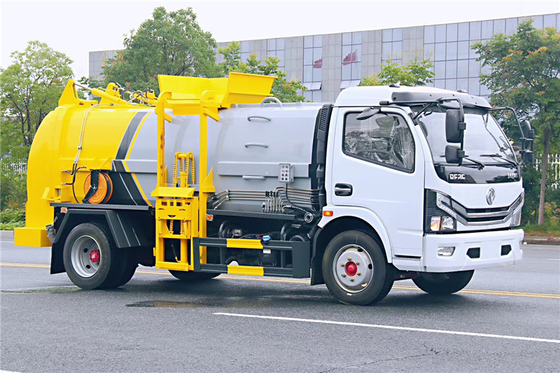 國六大多利卡8方 餐廚垃圾車(方罐）