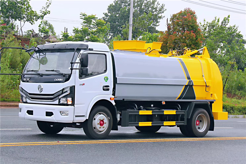 國六大多利卡8方 餐廚垃圾車(方罐）