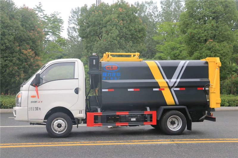 國六凱馬4方側(cè)裝壓縮垃圾車
