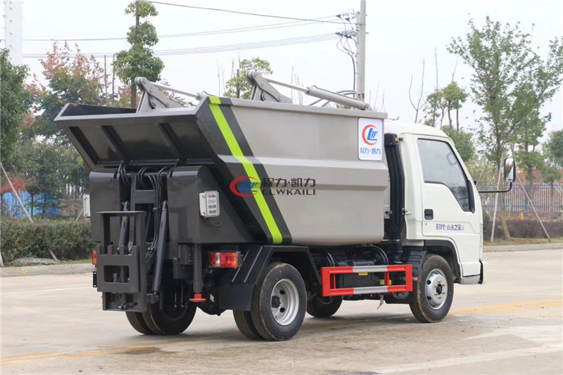 國(guó)六福田3方無(wú)泄漏壓縮垃圾車